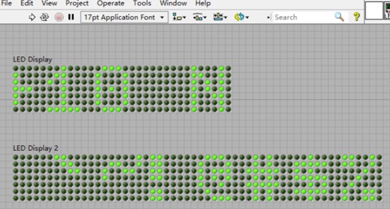 LABVIEW实现LED屏显示